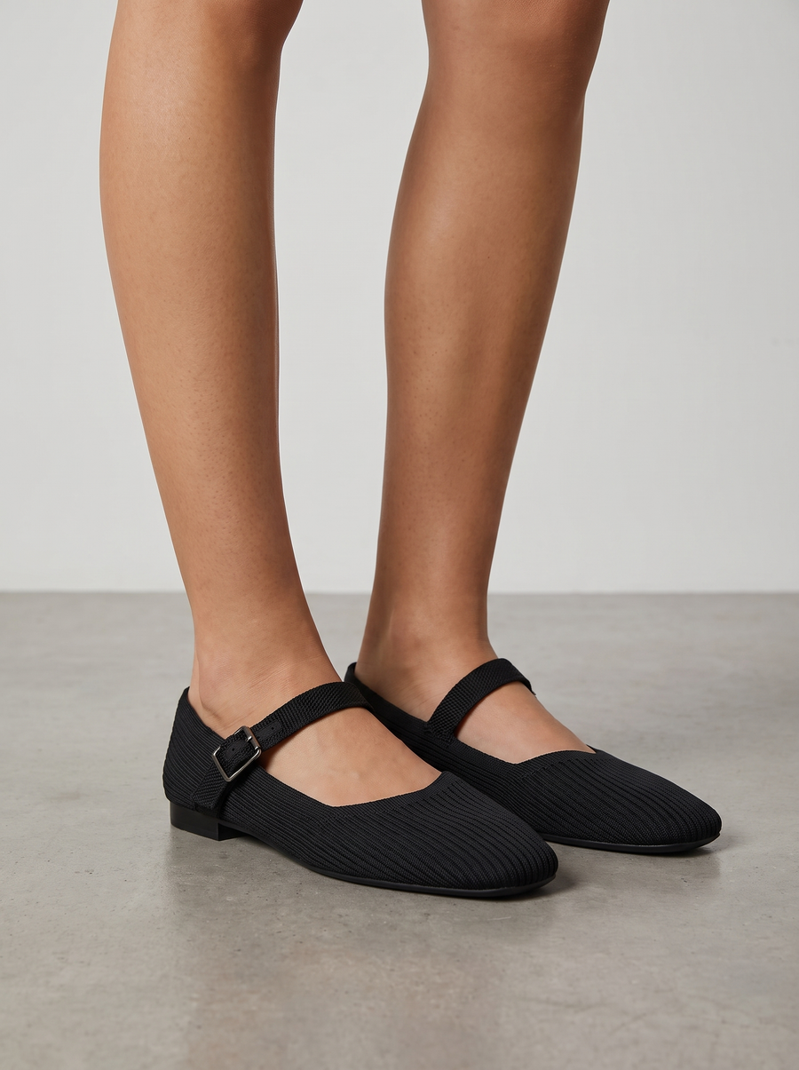 Leiza Mary Jane Strap Ballet Flats