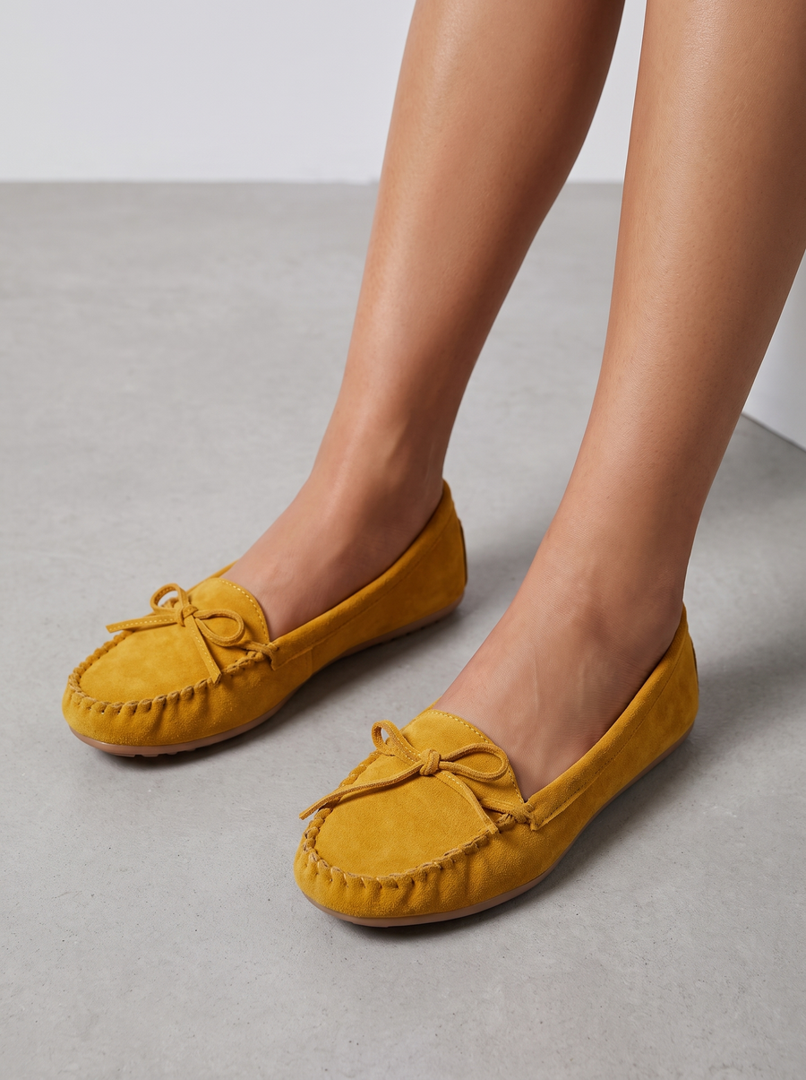 Ally Bow Detail Moccasins