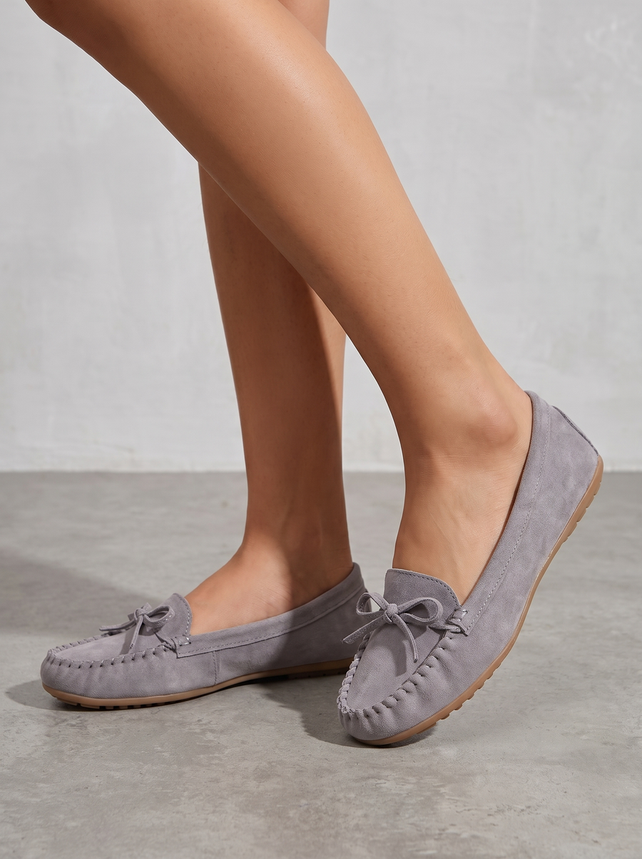 Ally Bow Detail Moccasins