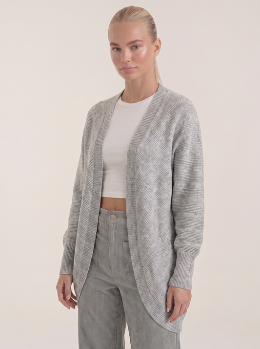Cassandra Oversized Batwing Open Cardigan