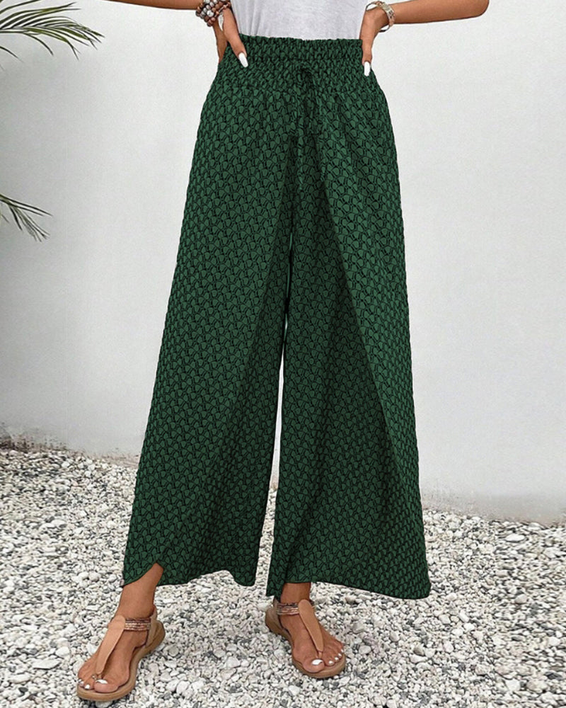 Ravenna Geometric Print Relaxed Pants