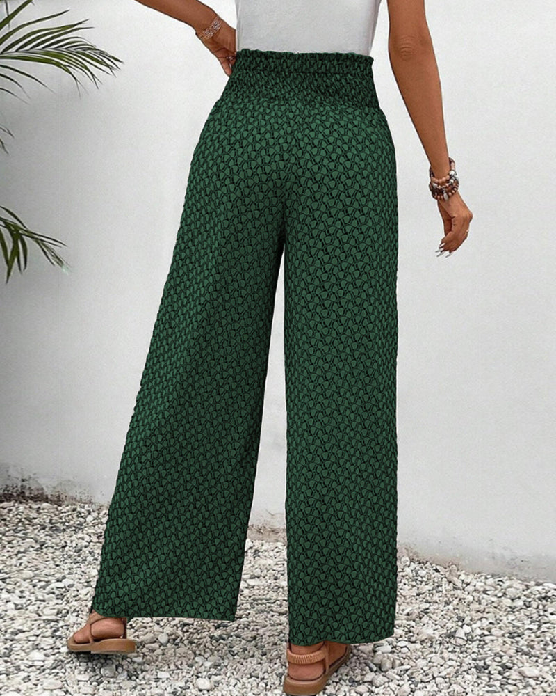 Ravenna Geometric Print Relaxed Pants
