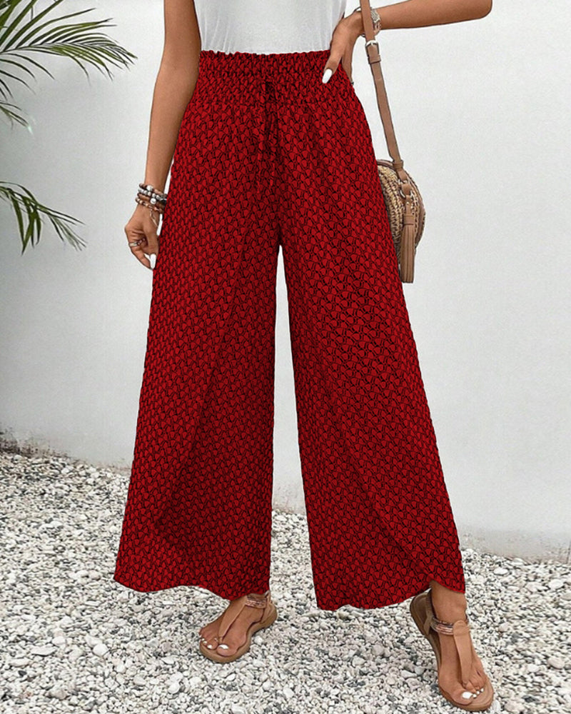 Ravenna Geometric Print Relaxed Pants
