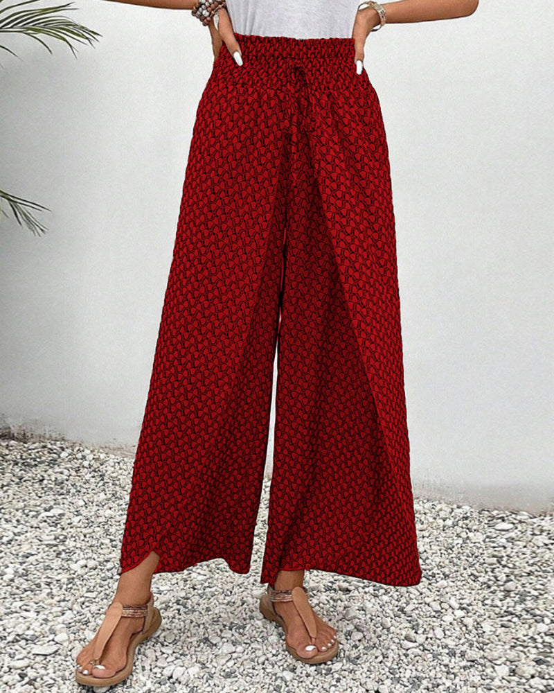 Ravenna Geometric Print Relaxed Pants