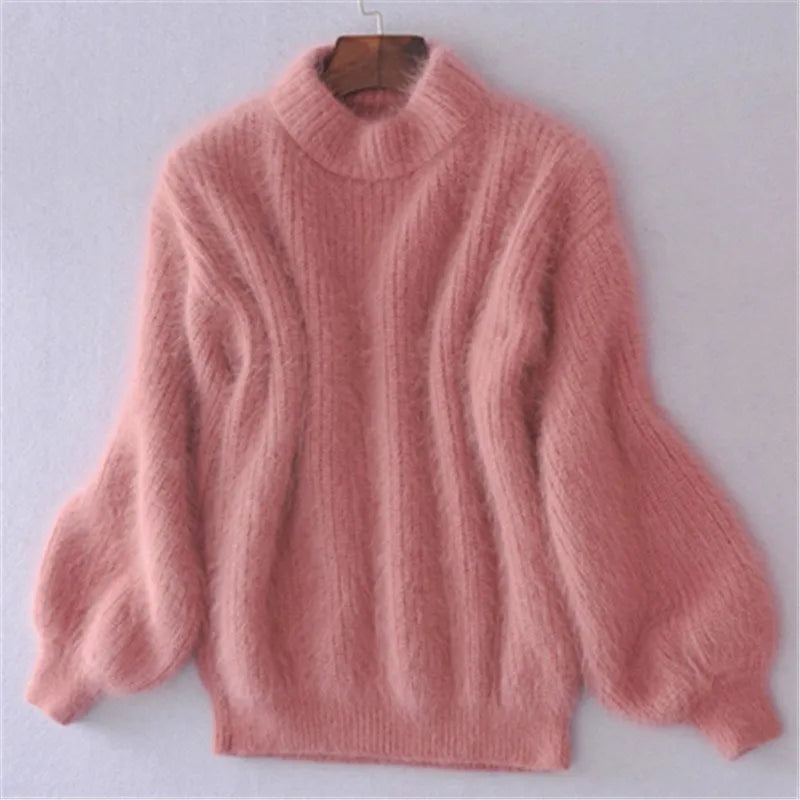 Savia Fluffy Oversized Balloon Sleeve Sweater