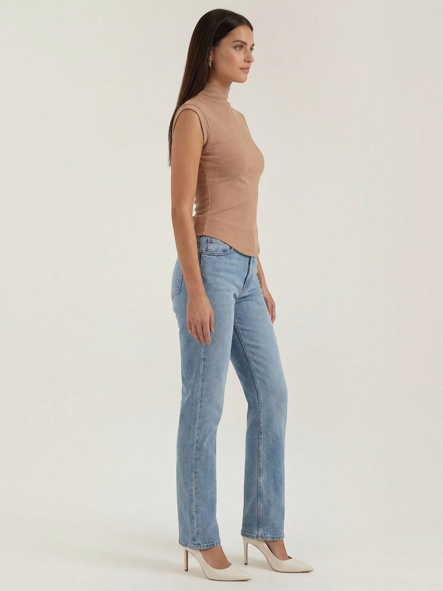 Cassandra Ribbed Turtleneck Top