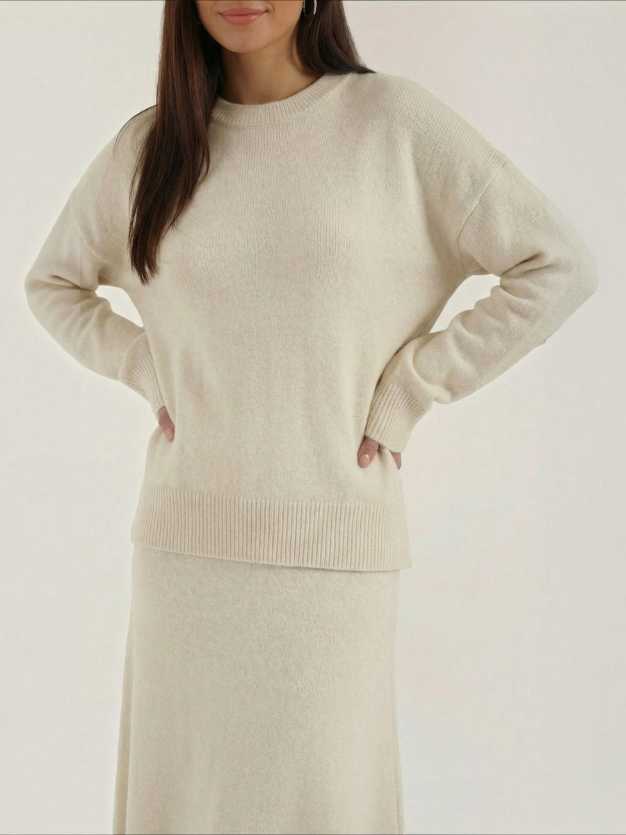 Amy Knit Sweater and Midi Skirt Set