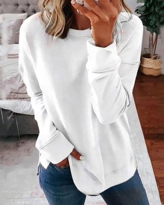 Dulcie Classic Solid Sweatshirt