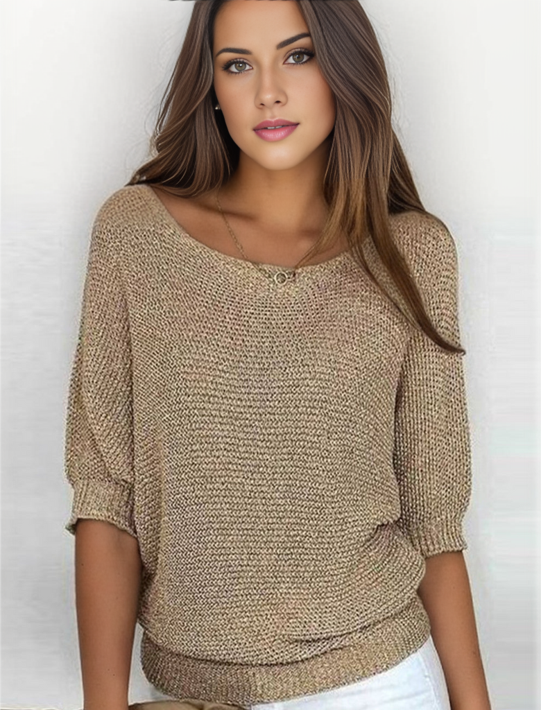 Mabel Oversized Three Quarter Sleeve Sweater