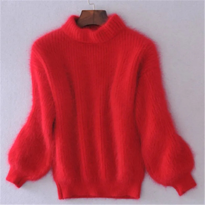 Savia Fluffy Oversized Balloon Sleeve Sweater