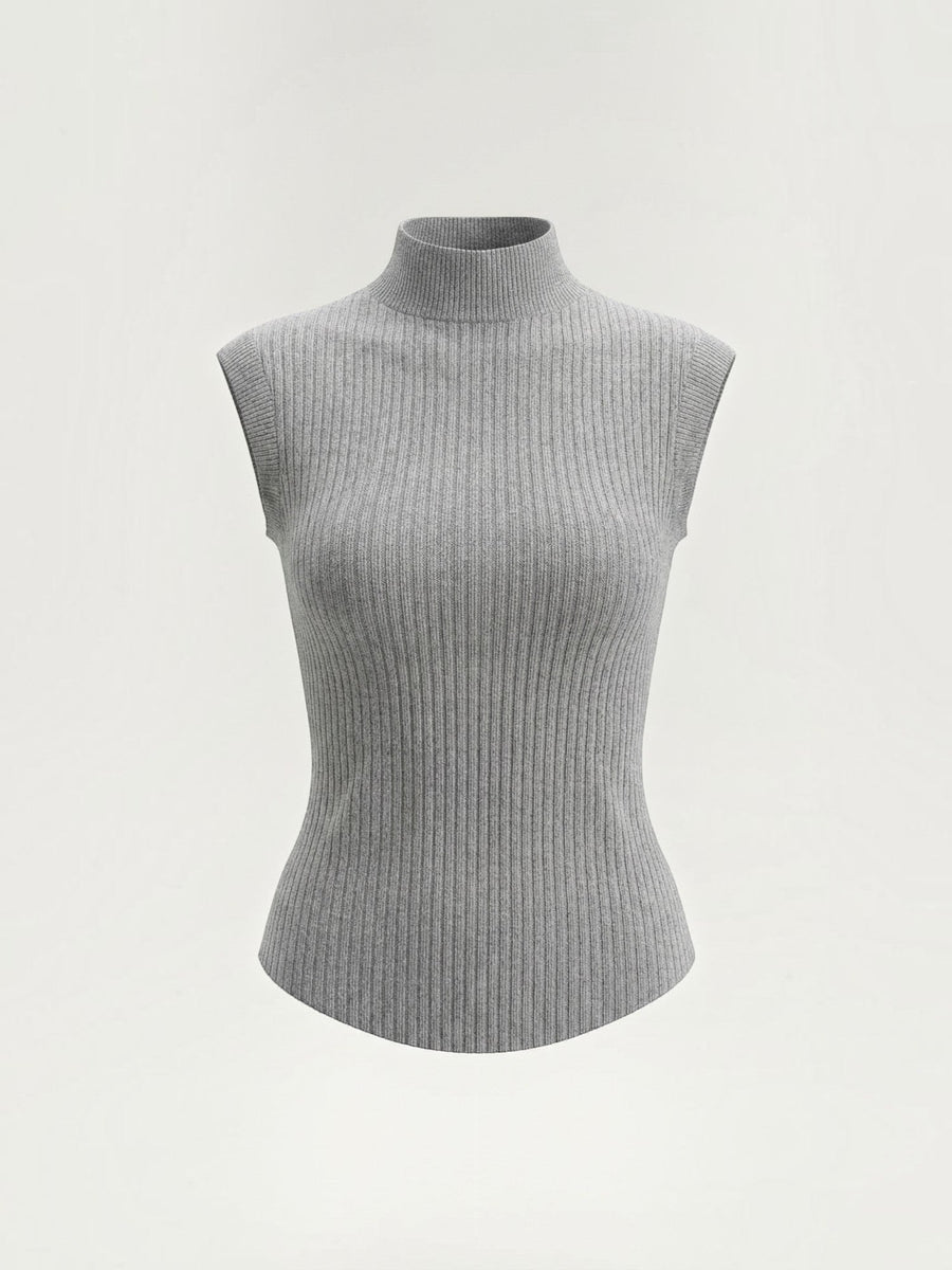 Cassandra Ribbed Turtleneck Top