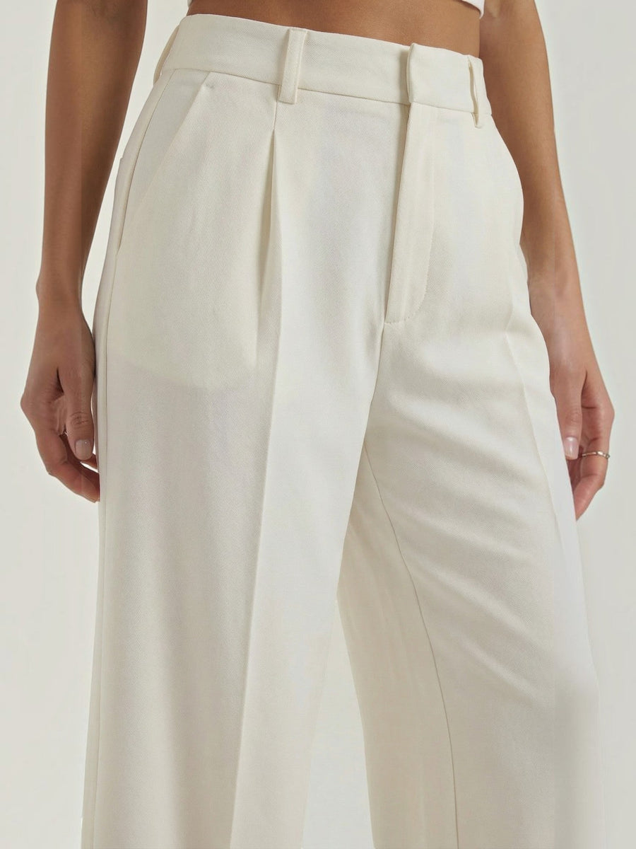 Emma Pleated High Waisted Wide Leg Pants