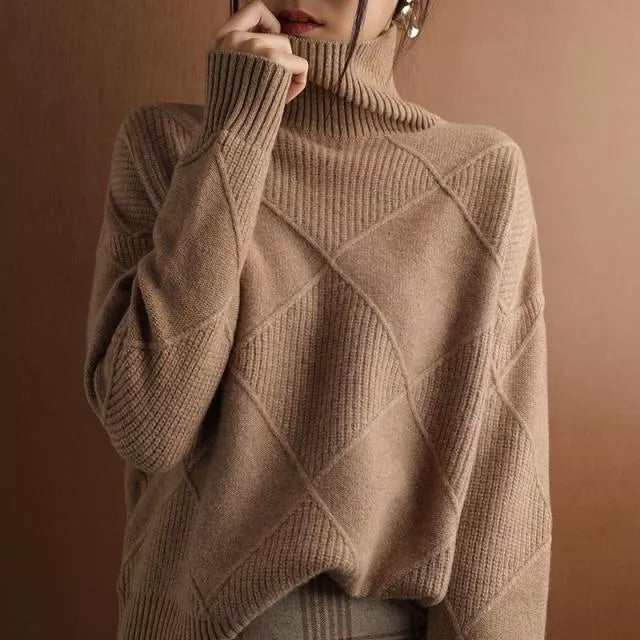 Raphaela Cashmere Turtleneck Sweater