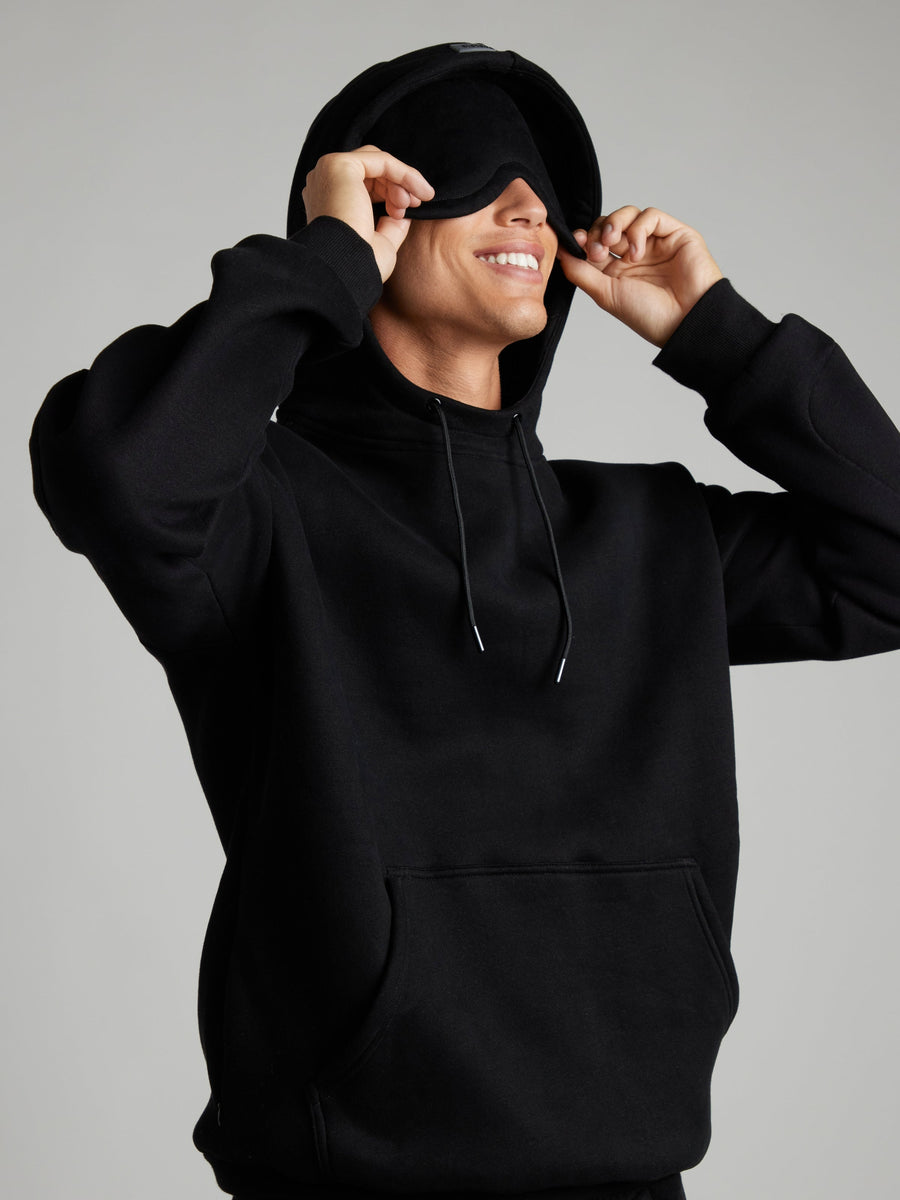 Wiebke Airplane Mode Travel Hoodie with Eye Mask