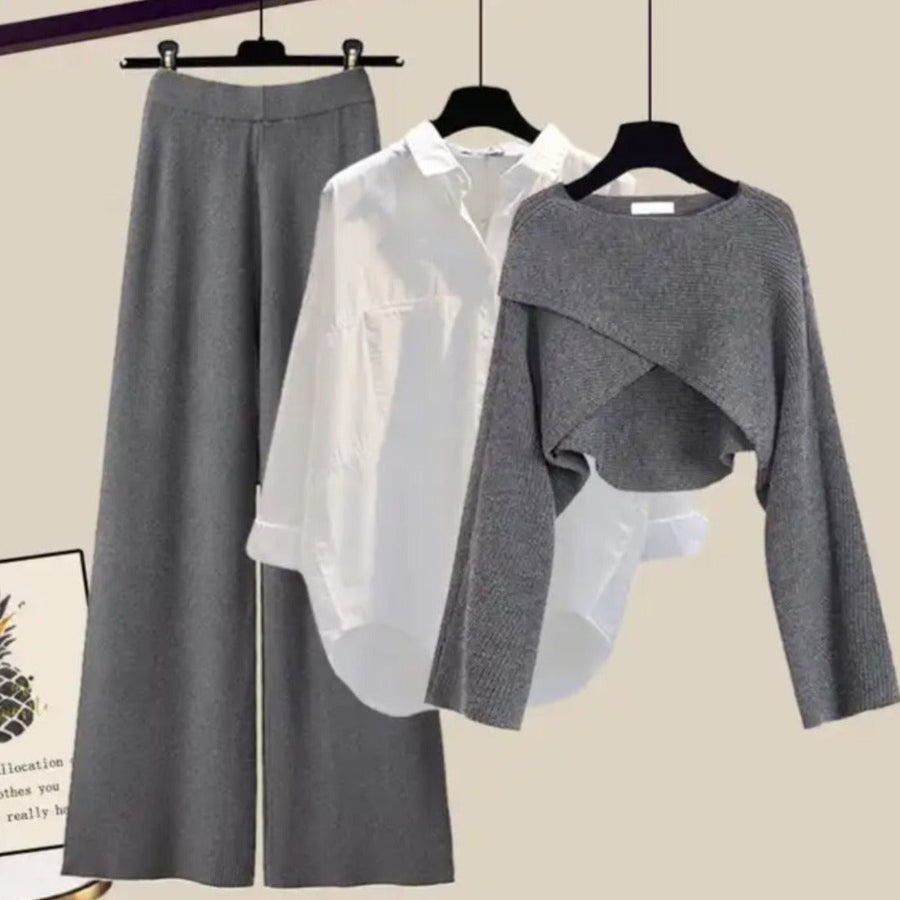 Tjitske Three Piece Knit Lounge Set
