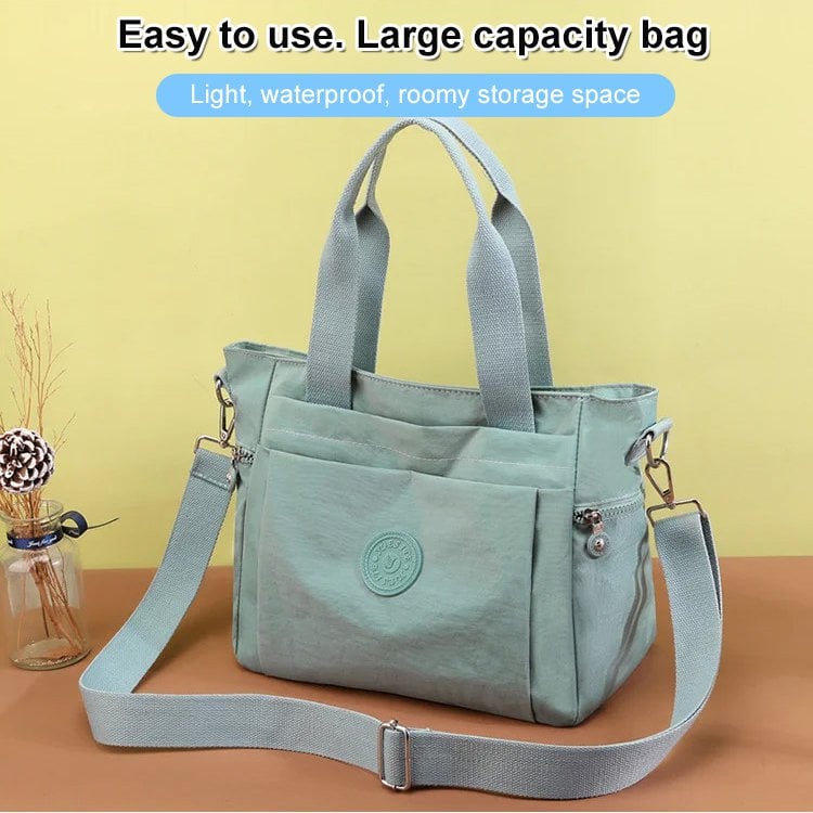 Hanne Lightweight Nylon Tote Bag