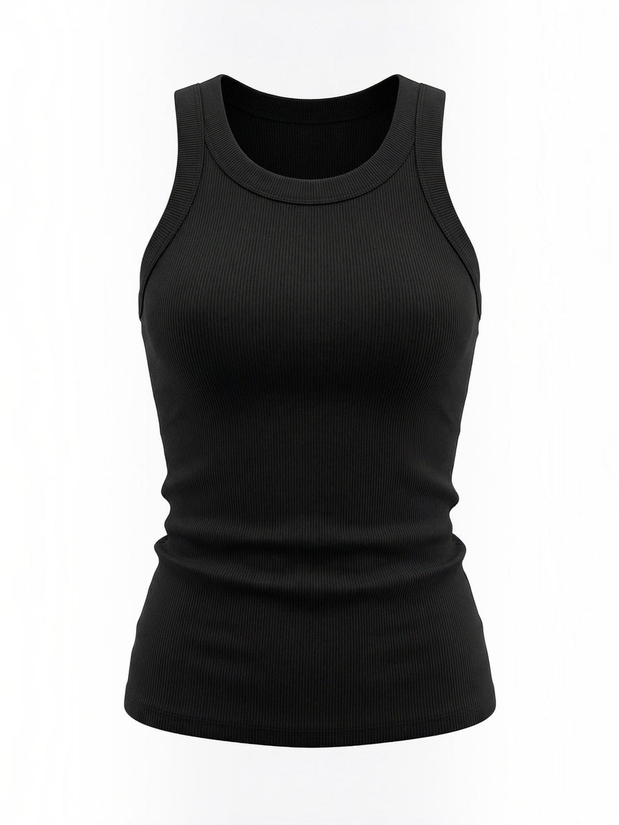 Evangeline Ribbed Racerback Tank Top