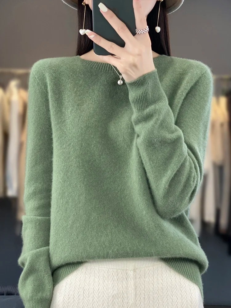 Ilka Classic Crew Neck Knit Sweater