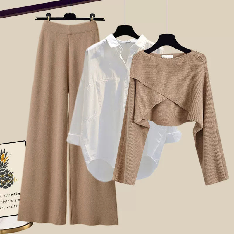 Tjitske Three Piece Knit Lounge Set