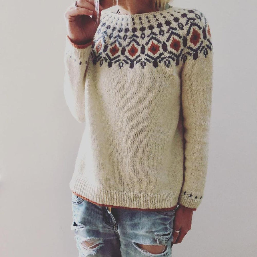 Philippa Fair Isle Crew Neck Sweater