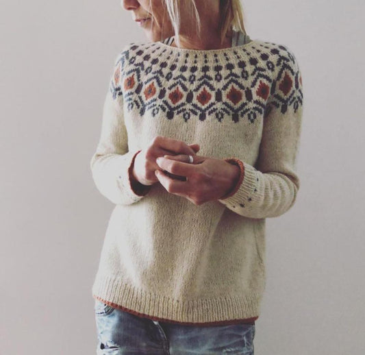 Philippa Fair Isle Crew Neck Sweater