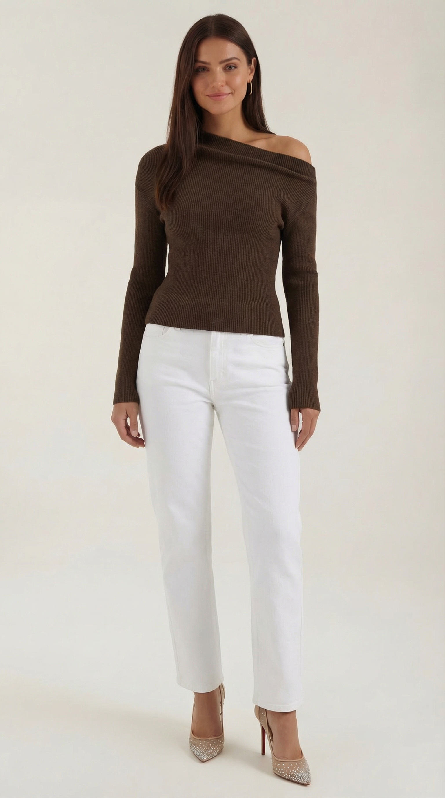 Shirley Asymmetric Knit Top