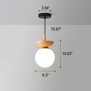 Glowara - Log Japanese hanging lamp