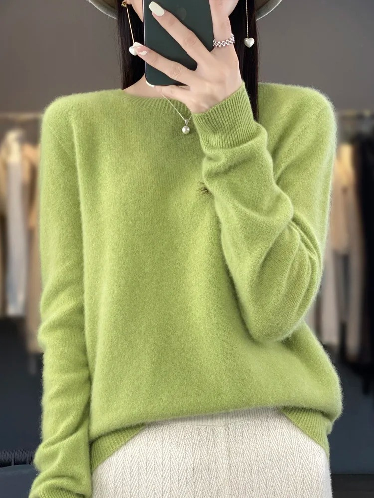 Ilka Classic Crew Neck Knit Sweater
