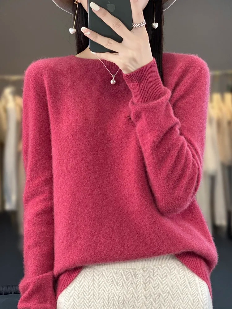 Ilka Classic Crew Neck Knit Sweater