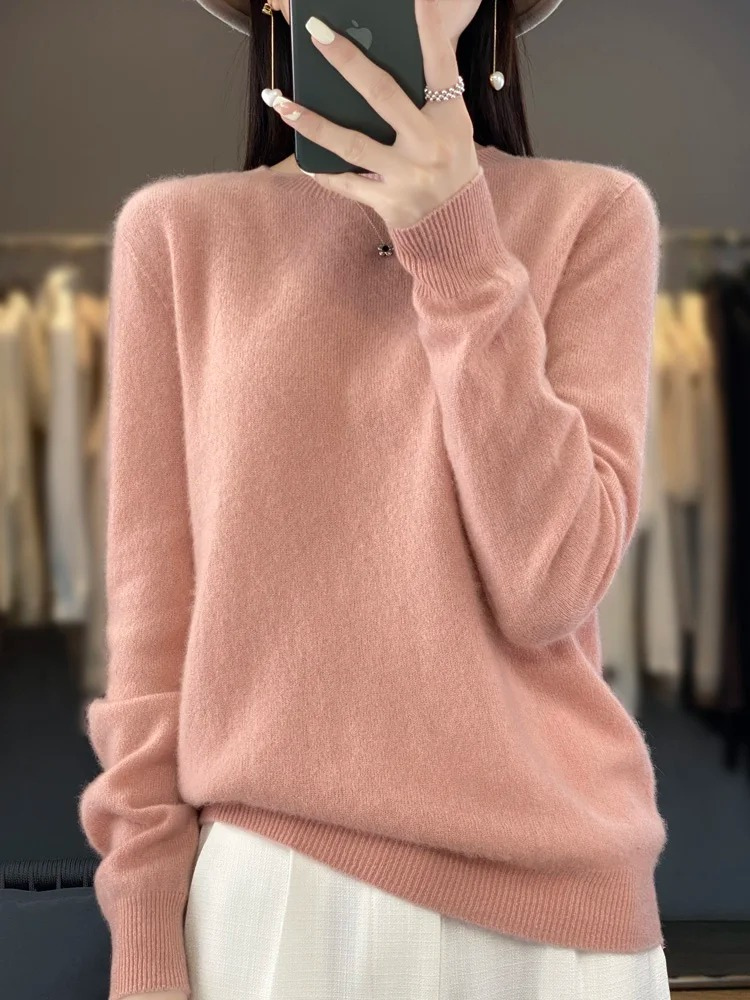 Ilka Classic Crew Neck Knit Sweater
