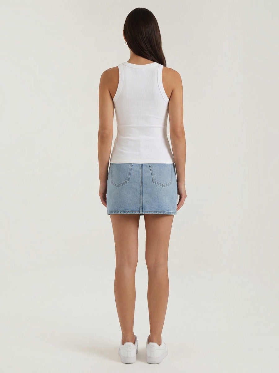 Evangeline Ribbed Racerback Tank Top