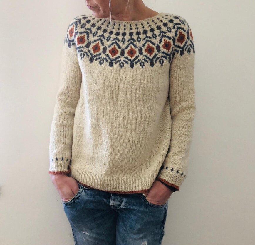 Philippa Fair Isle Crew Neck Sweater