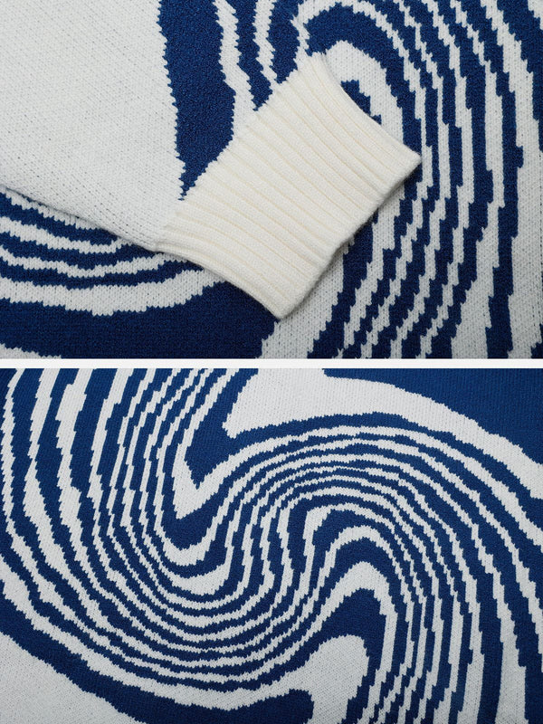 Thyra Swirl Knit Sweater