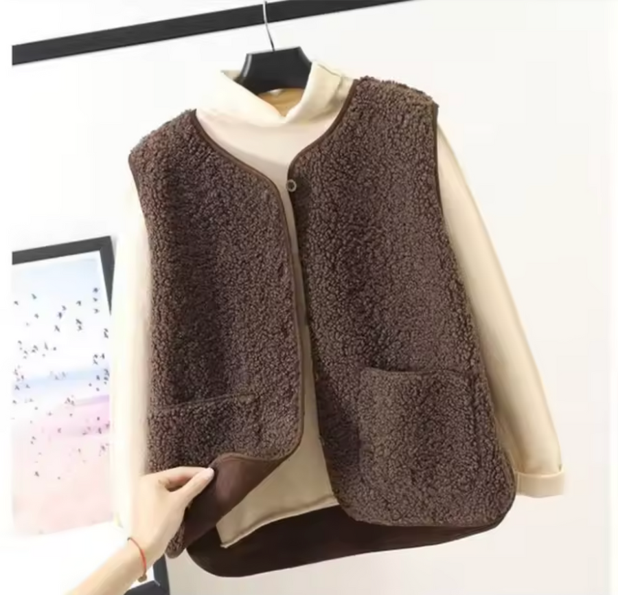 Silke Sherpa Fleece Vest