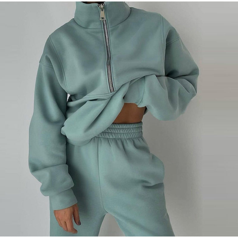 Solange Oversized Half Zip Tracksuit Set