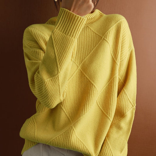 Feodora Soft Relaxed Turtleneck Sweater