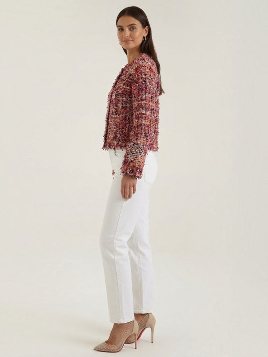 Rosaria Multicolour Boucle Cardigan
