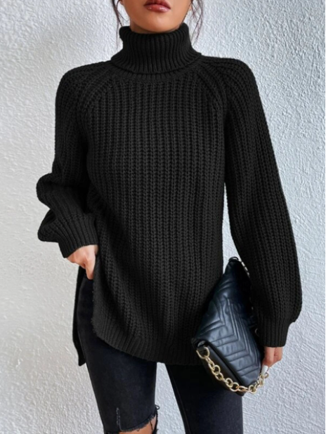 Maaike Cozy Knit Turtleneck Sweater