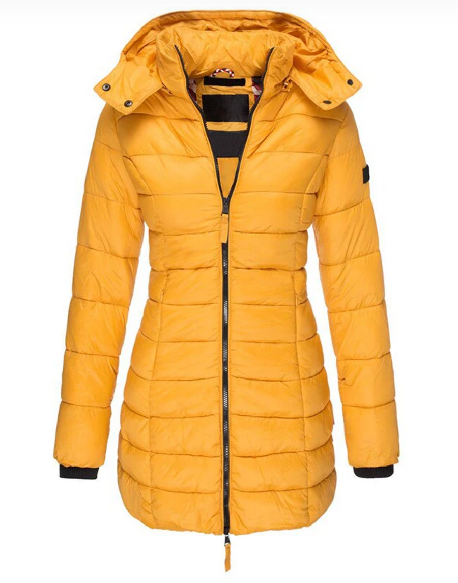 Elettra Hooded Zip Puffer Jacket