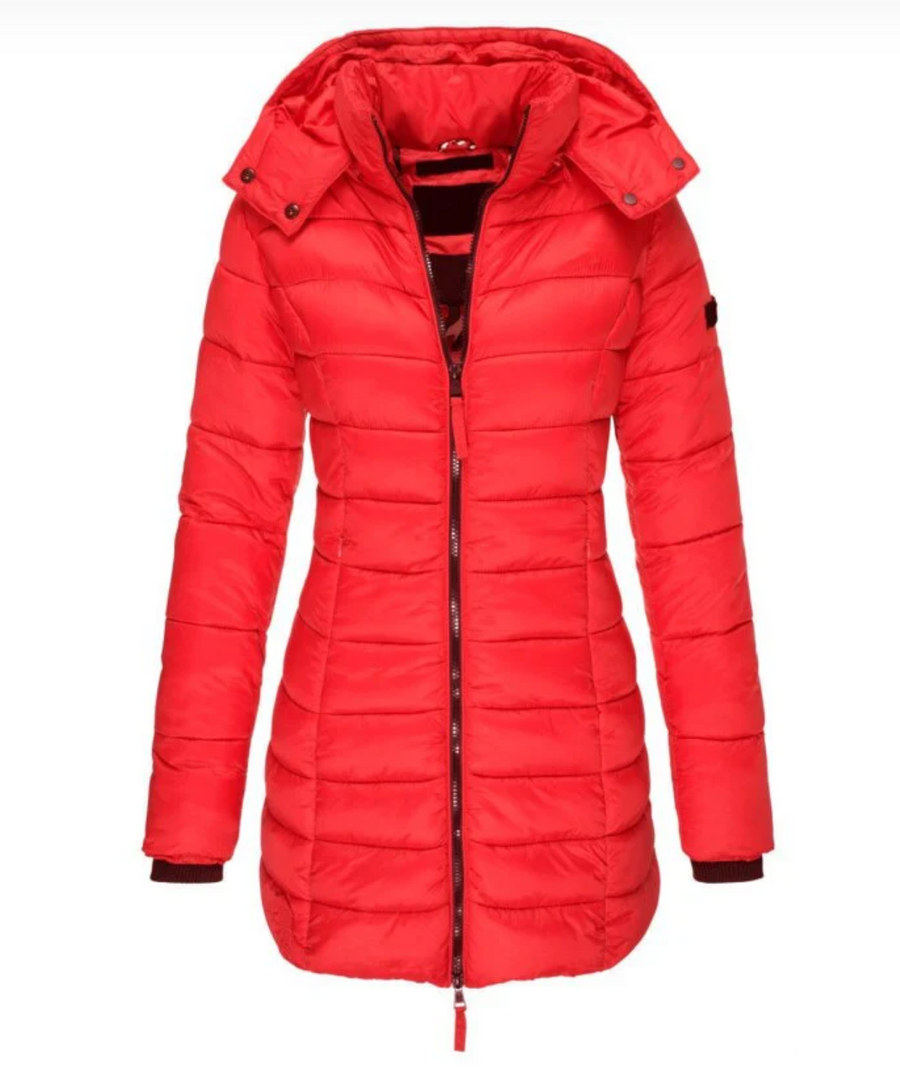 Elettra Hooded Zip Puffer Jacket