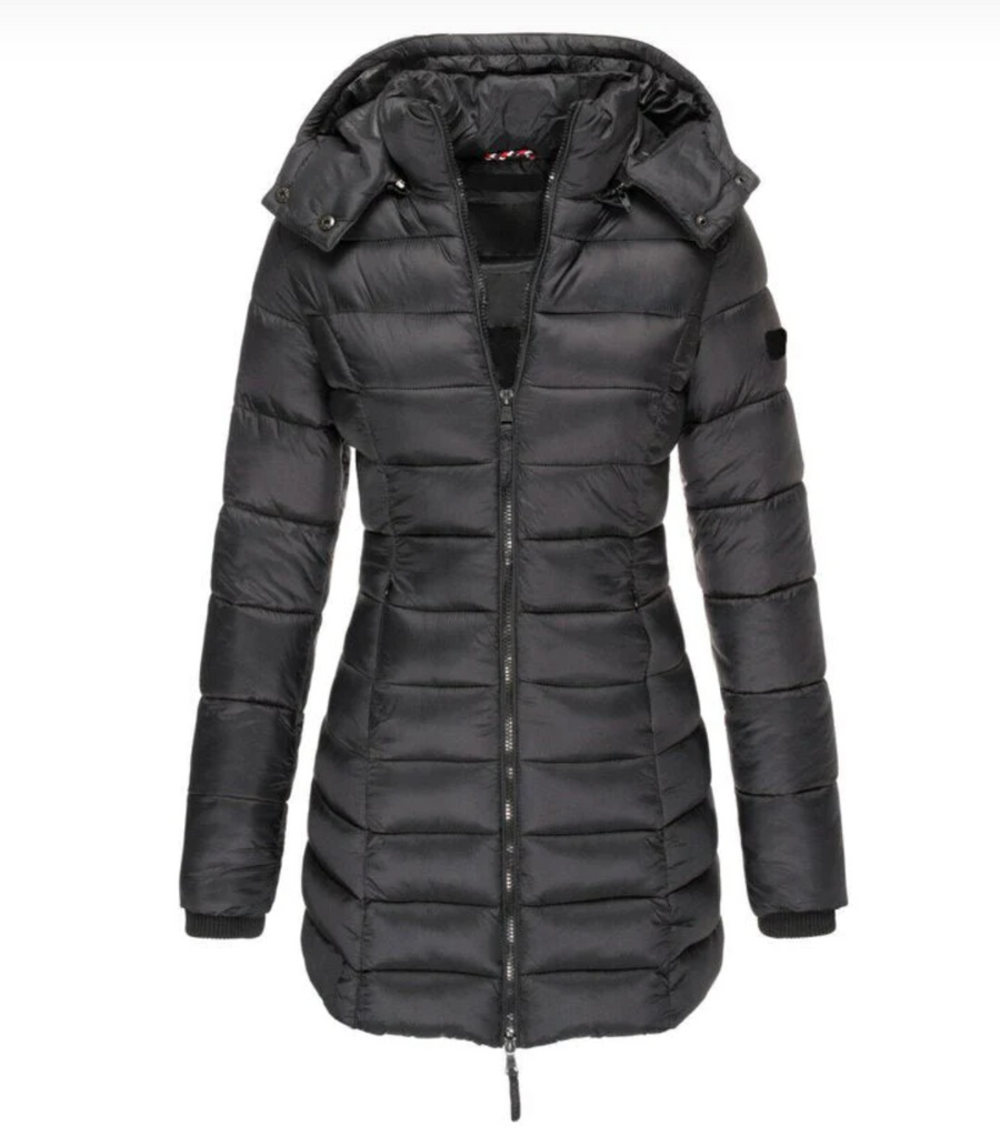 Elettra Hooded Zip Puffer Jacket