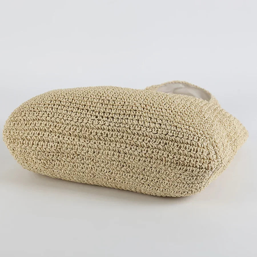 Vesna Woven Slouchy Hobo Bag