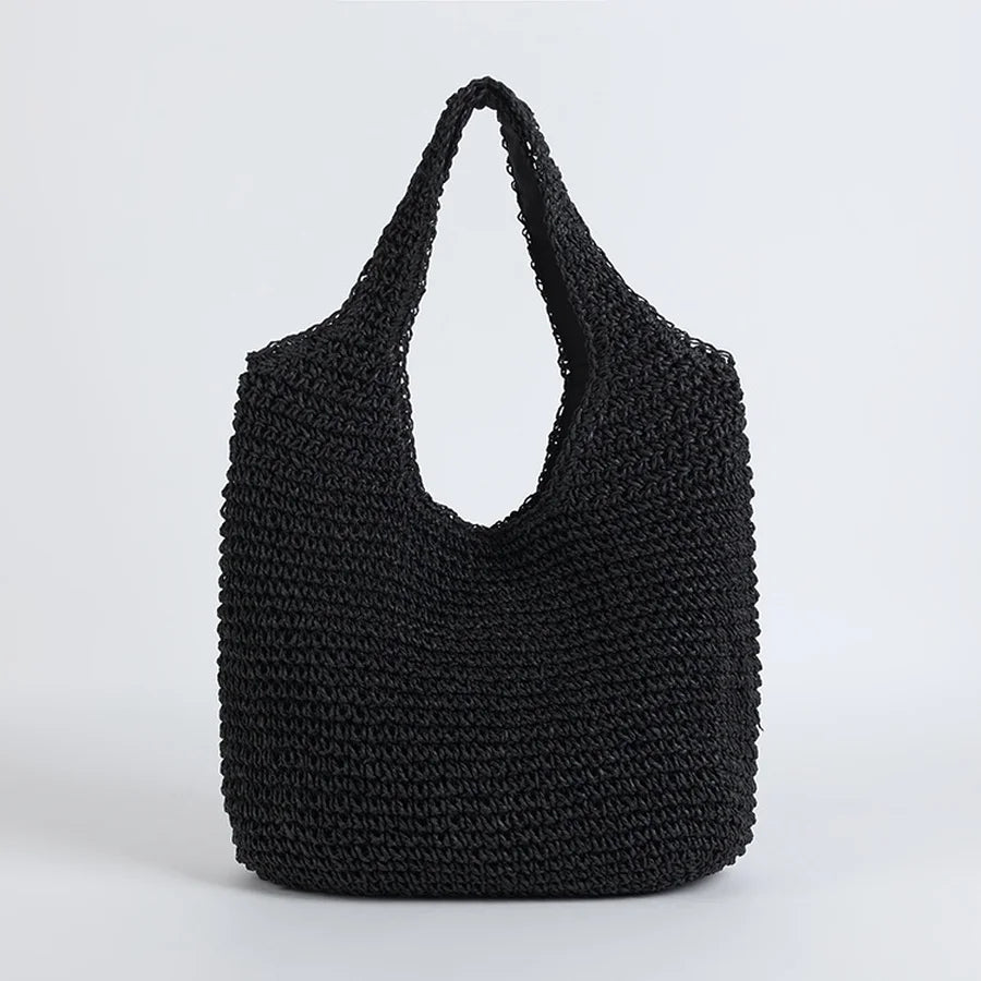 Vesna Woven Slouchy Hobo Bag