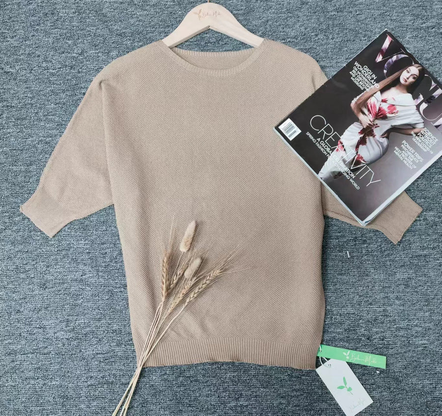 Mabel Oversized Three Quarter Sleeve Sweater