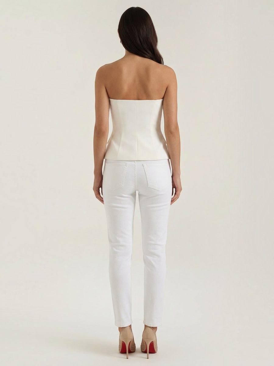 Eden Off Shoulder V Neck Top