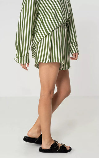 Julieann - Summer Shorts - Stripe Print