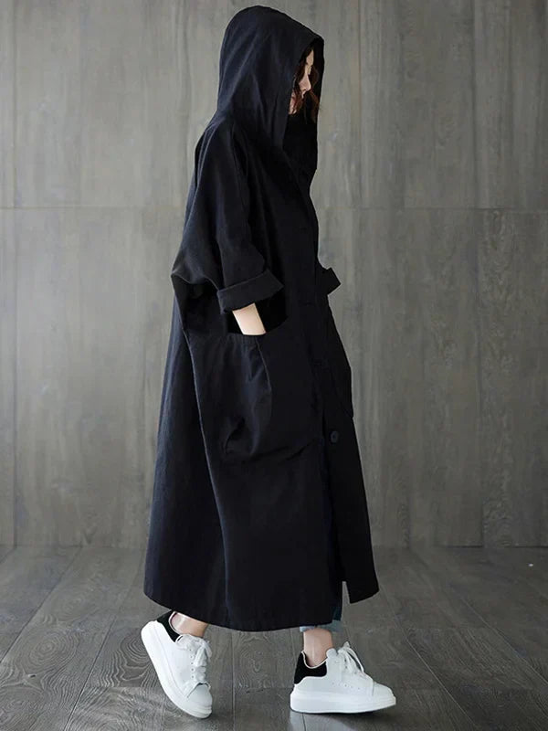 Fosca Long Belted Trench Coat