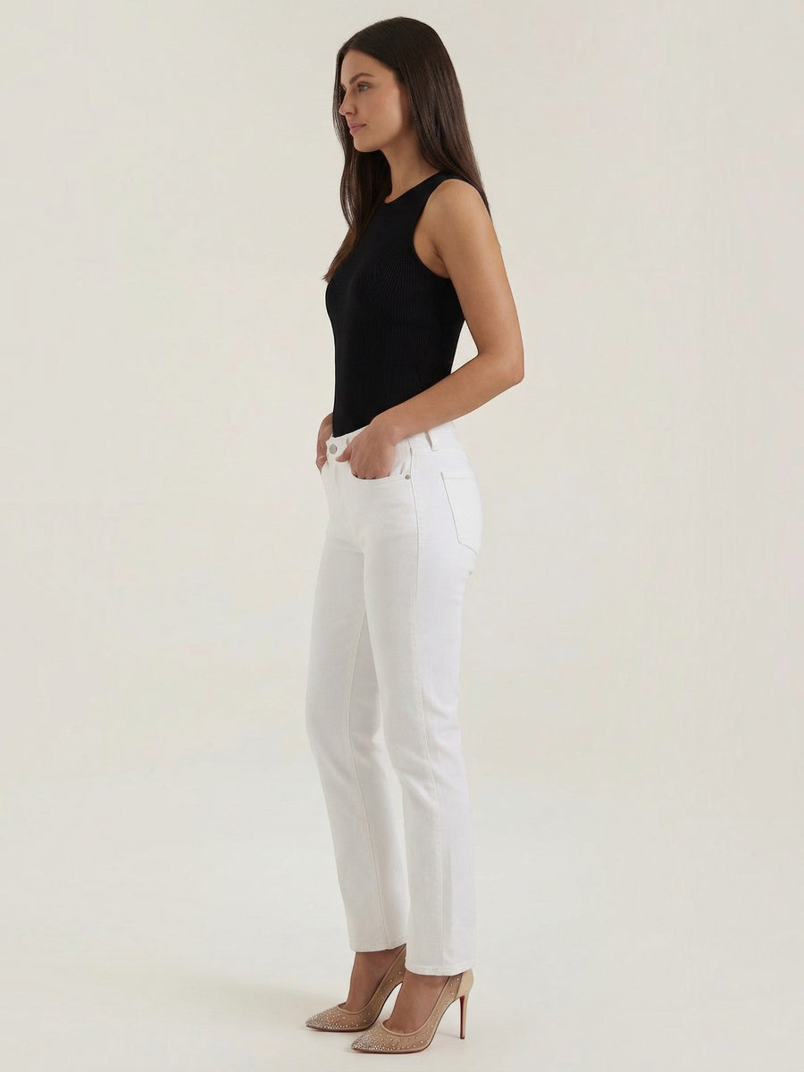 Rain Ribbed Wide Strap Tank Top