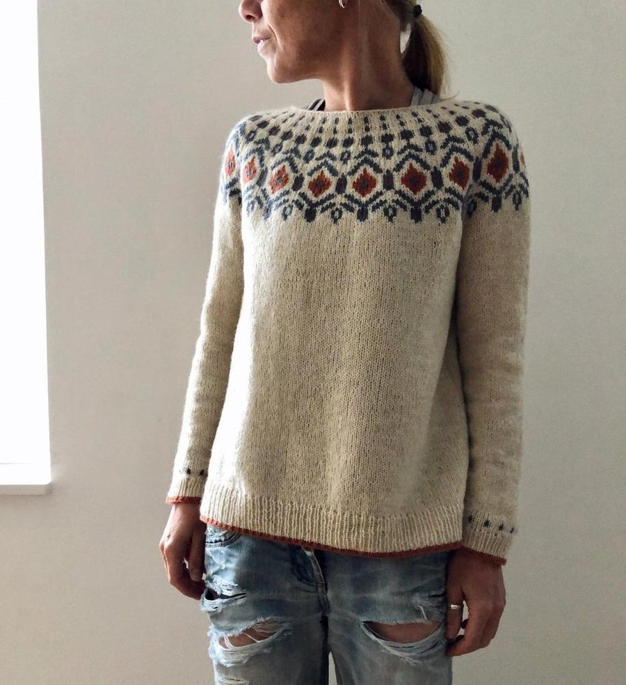 Philippa Fair Isle Crew Neck Sweater
