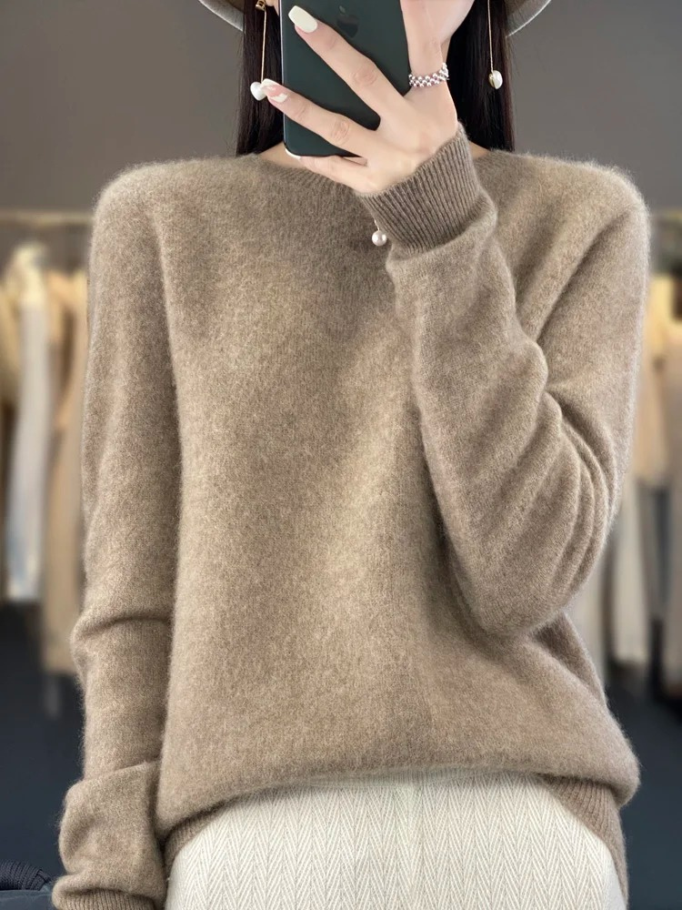 Ilka Classic Crew Neck Knit Sweater